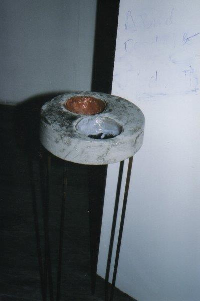 A Bird Feeder, A Bird Bath